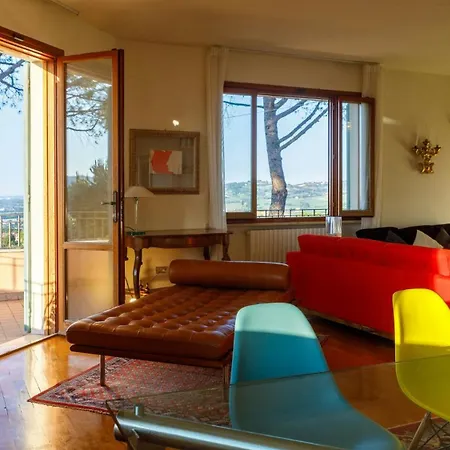 Modern With View In Marche Hills Vakantiehuis Colbordolo